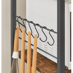 Стеллаж Vasagle KKS35X (Rustic Brown/Black) Thumb