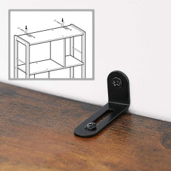 Стеллаж Vasagle LBC022B01 (Rustic Brown/Black) Thumb