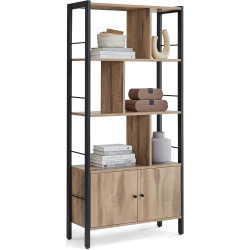 Стеллаж Vasagle LBC022B50 (Toasted Oak/Black) Thumb