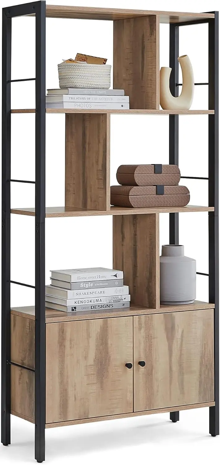 Стеллаж Vasagle LBC022B50 (Toasted Oak/Black) - 2