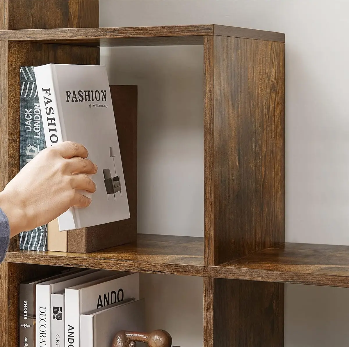 Стеллаж Vasagle LBC10BX (Rustic Brown) - 5