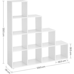 Стеллаж Vasagle LBC10WTV1 (White) Thumb