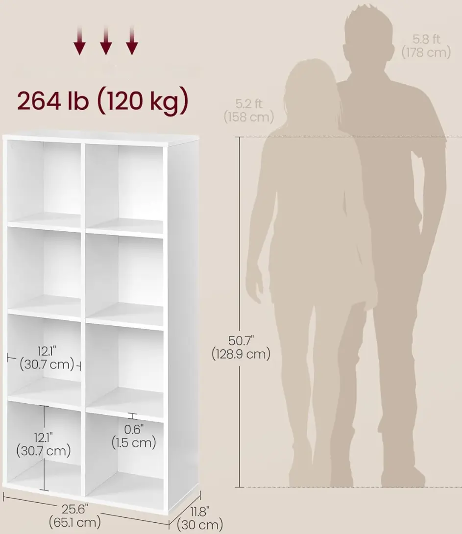Стеллаж Vasagle LBC24WT (White) - 5