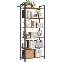 Стеллаж Vasagle LLS082B01 (Rustic Brown/Ink Black) Thumb