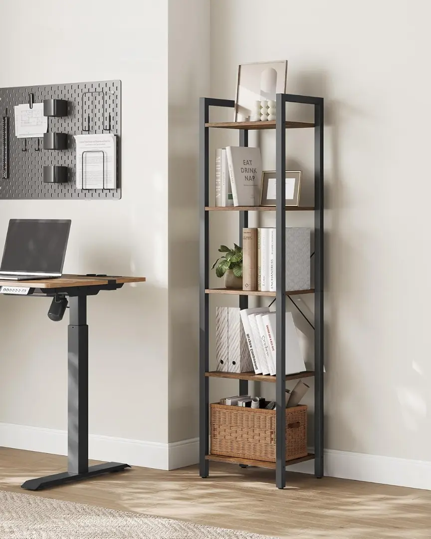 Etajera Vasagle LLS100B01 (Rustic Brown/Black)