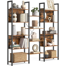 Etajera Vasagle LLS107B01 (Rustic Brown/Black) Thumb