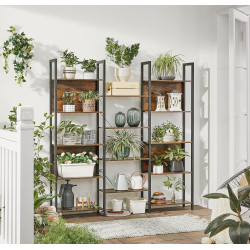 Etajera Vasagle LLS107B01 (Rustic Brown/Black) Thumb