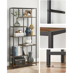 Стеллаж Vasagle LLS119B01 (Rustic Brown/Black) Thumb