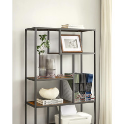 Стеллаж Vasagle LLS119B01 (Rustic Brown/Black) Thumb