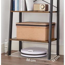 Стеллаж Vasagle LLS45X (Rustic Brown/Black) Thumb