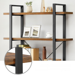 Стеллаж Vasagle LLS55BX (Rustic Brown/Black) Thumb