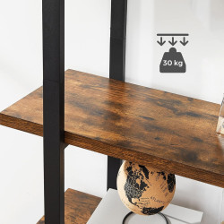 Стеллаж Vasagle LLS55BX (Rustic Brown/Black) Thumb