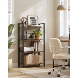 Стеллаж Vasagle LLS60BX (Rustic Brown/Black)