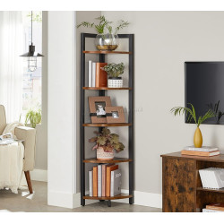 Etajera Vasagle LLS803B01 (Rustic Brown/Black)