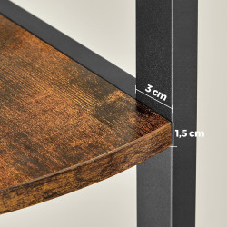 Etajera Vasagle LLS803B01 (Rustic Brown/Black) Thumb