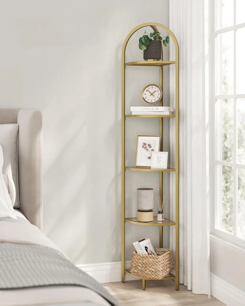 Стеллаж Vasagle ULGT810A01 (Gold) - 3