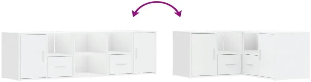 Etajera modulara VidaXL 3307819 (White)