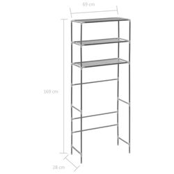 Etajera VidaXL 282465 (Silver) Thumb