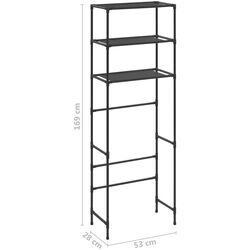 Etajera VidaXL 288329 (Black) Thumb