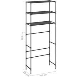 Etajera VidaXL 288330 (Black) Thumb