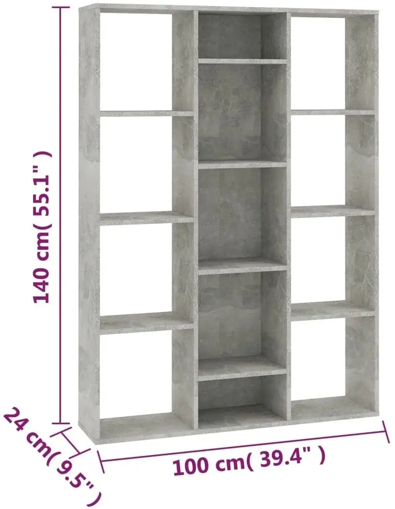 Etajera VidaXL 800445 (Grey)