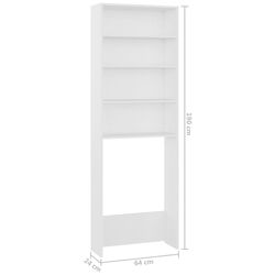 Etajera VidaXL 808404 (White) Thumb