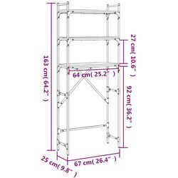 Etajera VidaXL 838984 (Sonoma Oak) Thumb