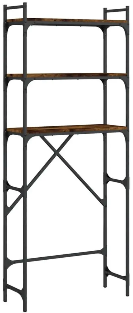 Etajera VidaXL 838985 (Smoked Oak)