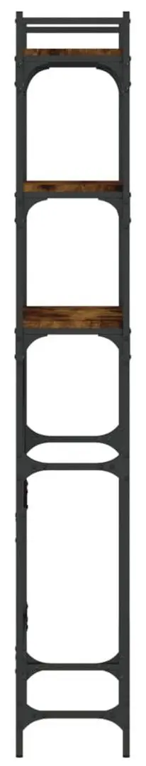 Etajera VidaXL 838985 (Smoked Oak)
