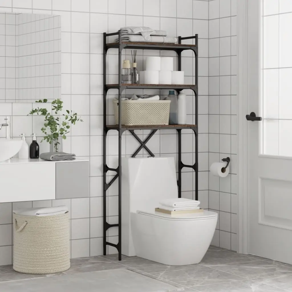 Etajera VidaXL 838987 (Brown Oak)