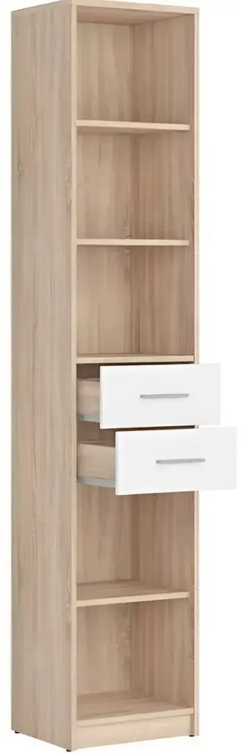 Etajera Yasen Nepo REG2S/40 (Sonoma Oak/Nymphea Alba)