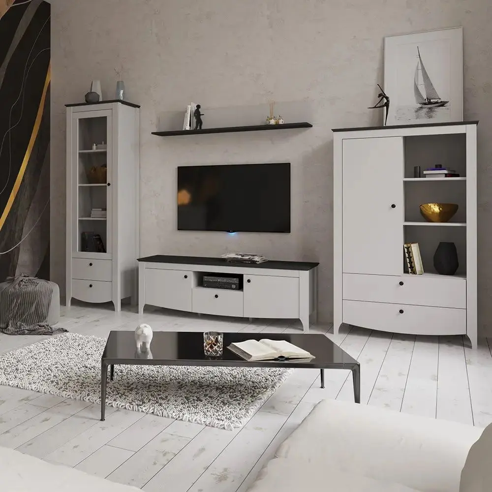 Etajera Yasen Karina KOM1D2S (Nymphea Alba/Sonoma Oak Truffle)