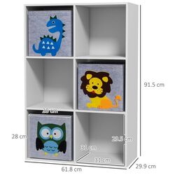 Etajera Zonekiz 311-064V80WT (White) Thumb