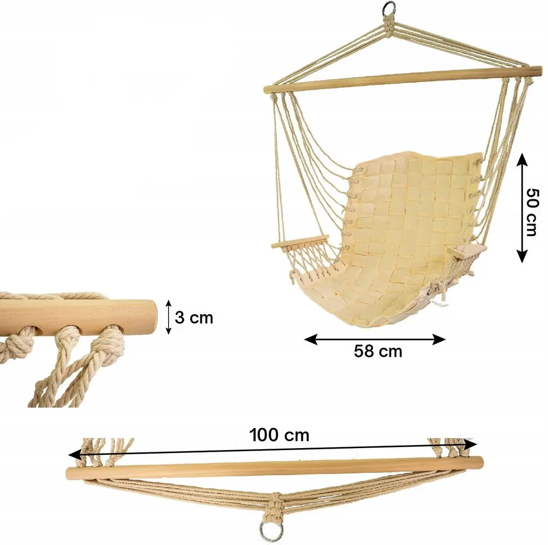 Кресло-гамак 4iQ HAM000038 (Beige)