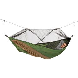 Hamac Amazonas Adventure Moskito Hammock Thermo (Green/Brown) Thumb