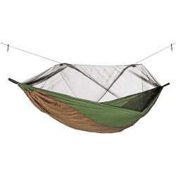 Hamac Amazonas Adventure Moskito Hammock Thermo (Green/Brown)
