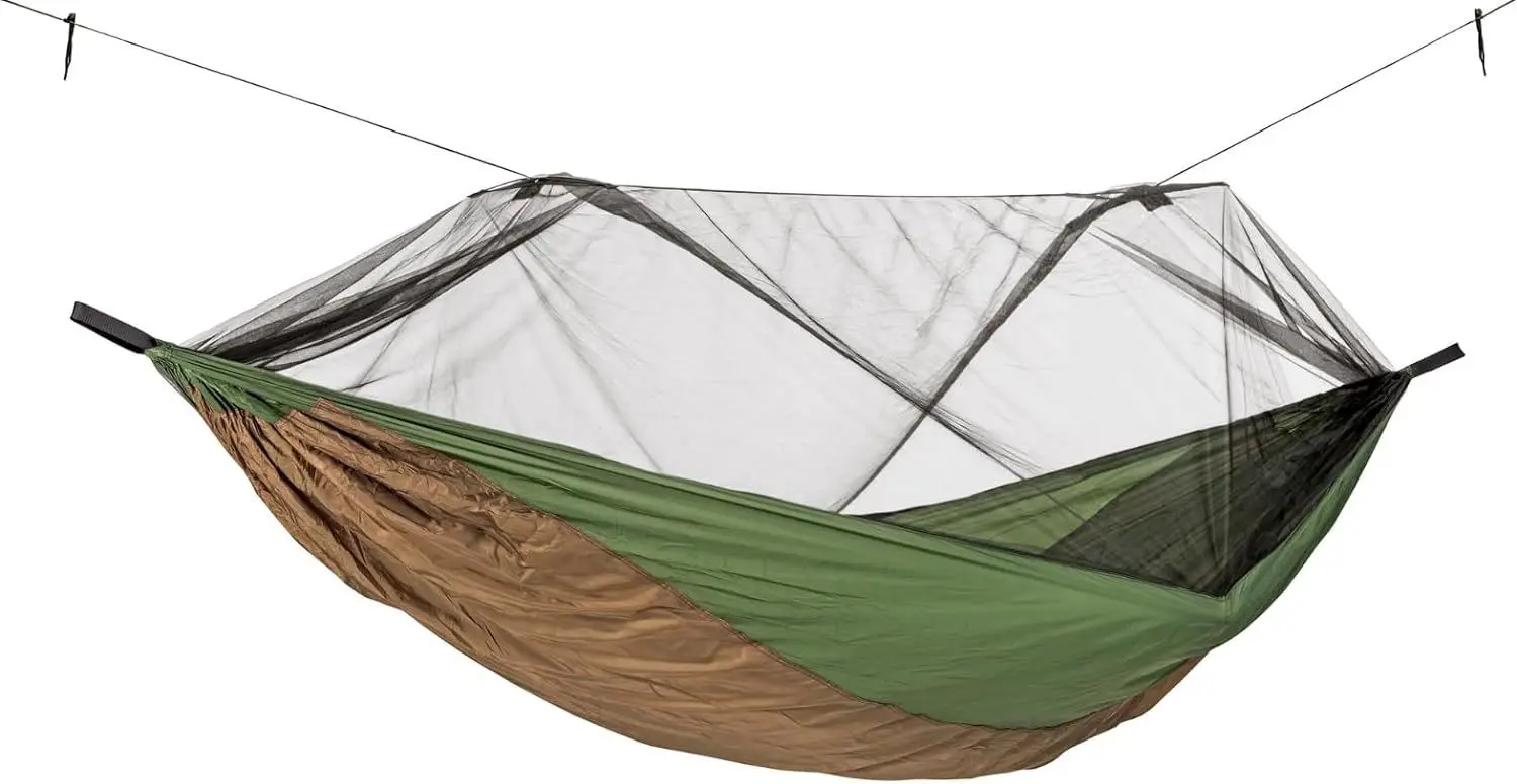 Hamac Amazonas Adventure Moskito Hammock Thermo (Green/Brown)