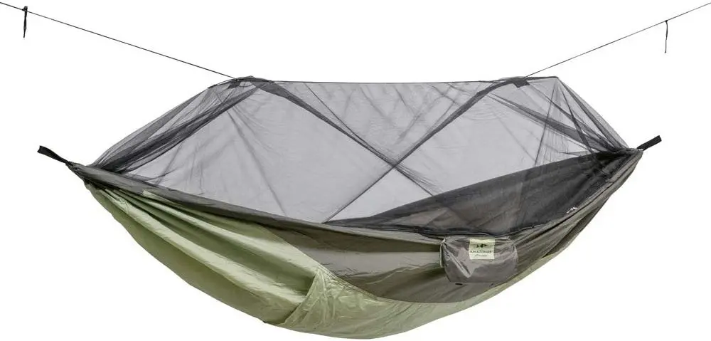 Hamac Amazonas Moskito-Traveller Thermo (Green/Black)