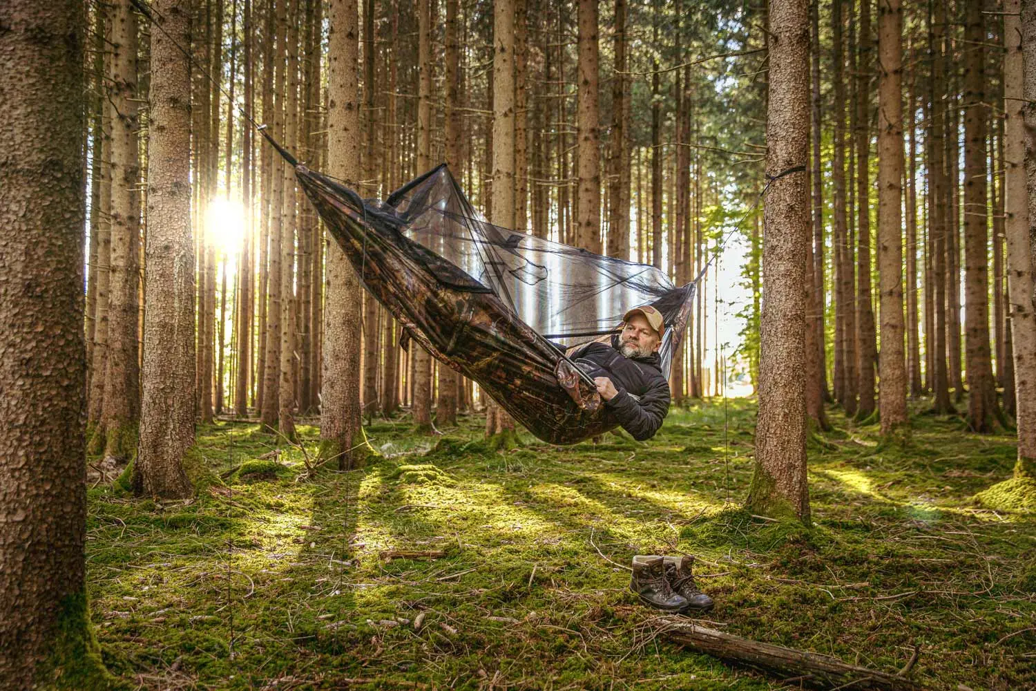 Hamac Amazonas Moskito-Traveller Forest (Black/Brown)