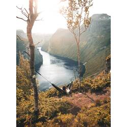 Гамак Amazonas Moskito-Traveller Thermo XXL (Green/Black) Thumb