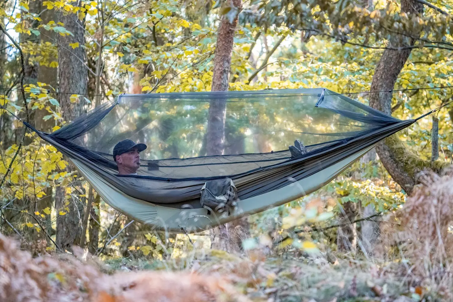 Гамак Amazonas Moskito-Traveller Thermo XXL (Green/Black)