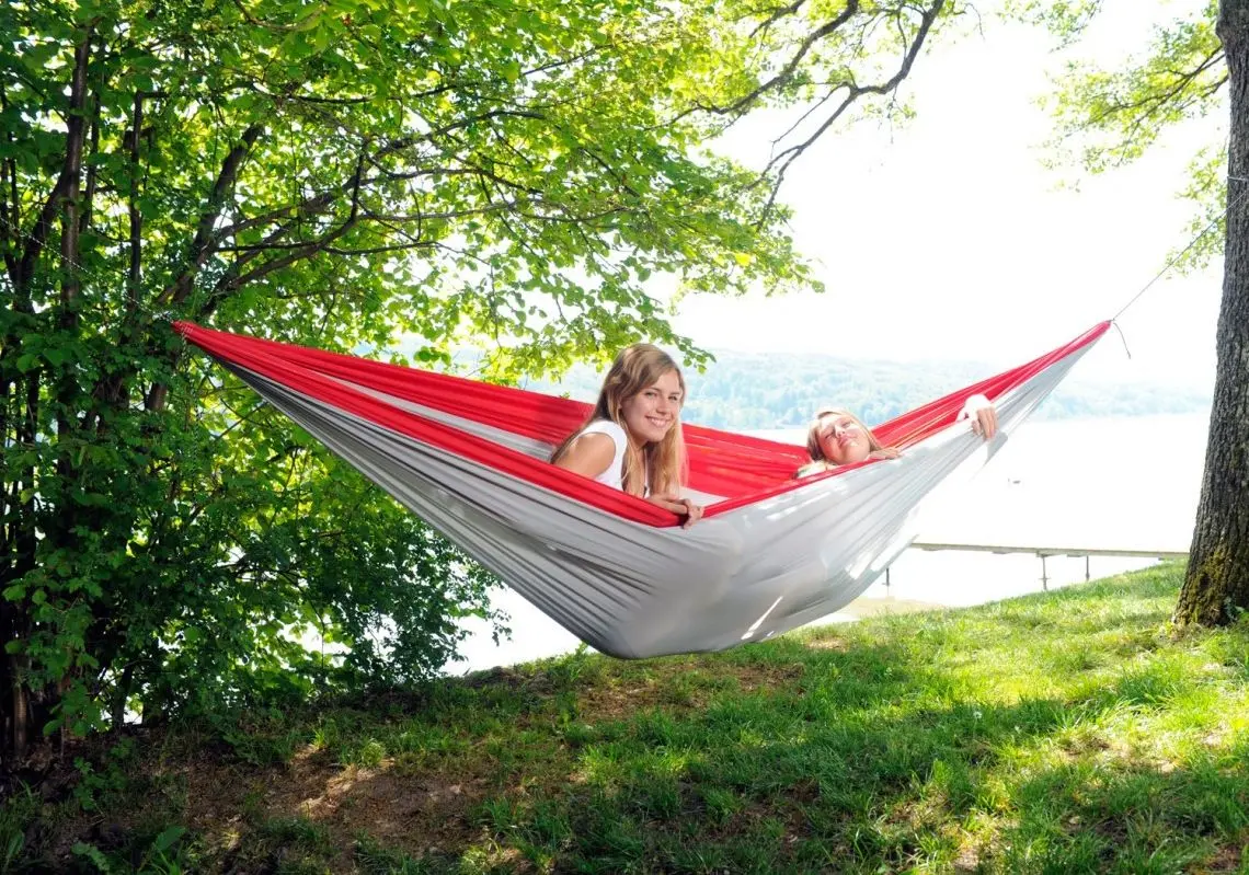 Hamac Amazonas Silk Traveller XXL (Red/Grey)