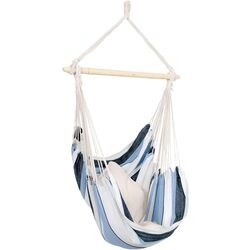 Fotoliu-hamac Amazonas Havanna (White/Blue) Thumb
