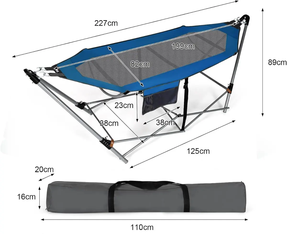Hamac Costway NP10175BL (Blue) - 4