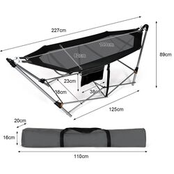 Hamac Costway NP10175DK (Black) Thumb