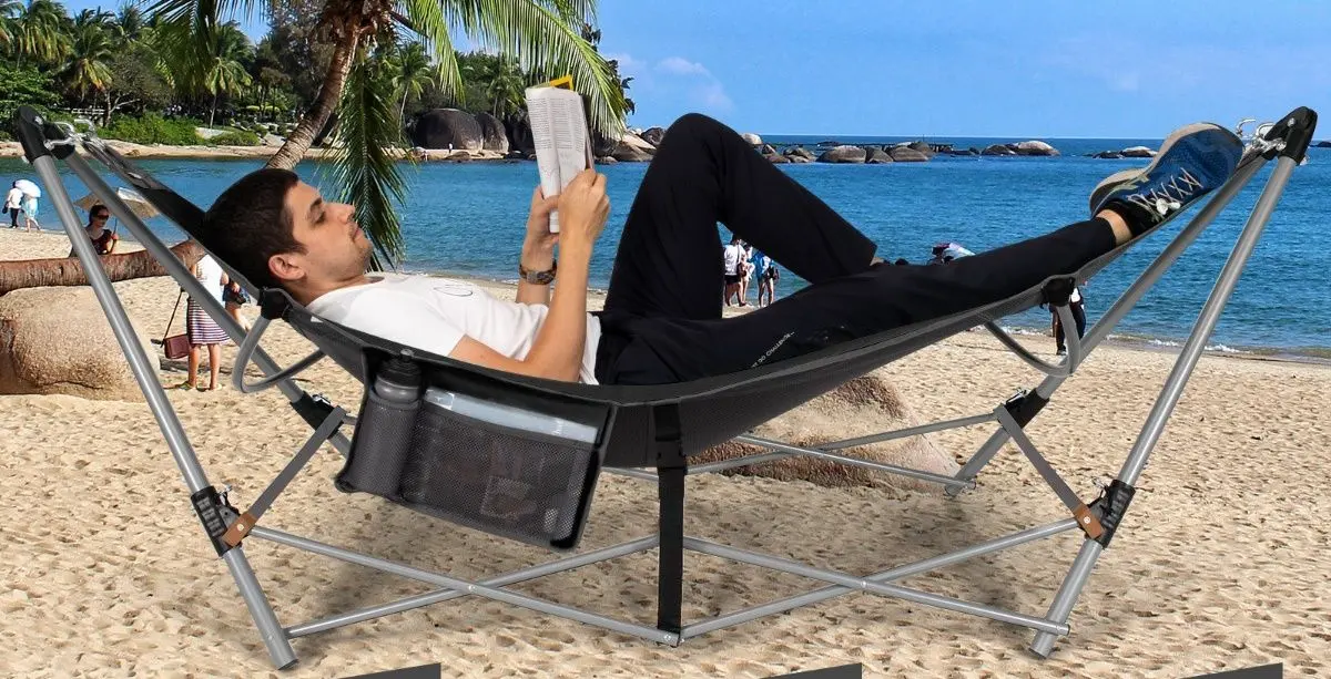 Hamac Costway NP10175DK (Black) - 2