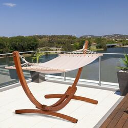 Hamac Costway OP70771 (Brown/Beige) Thumb