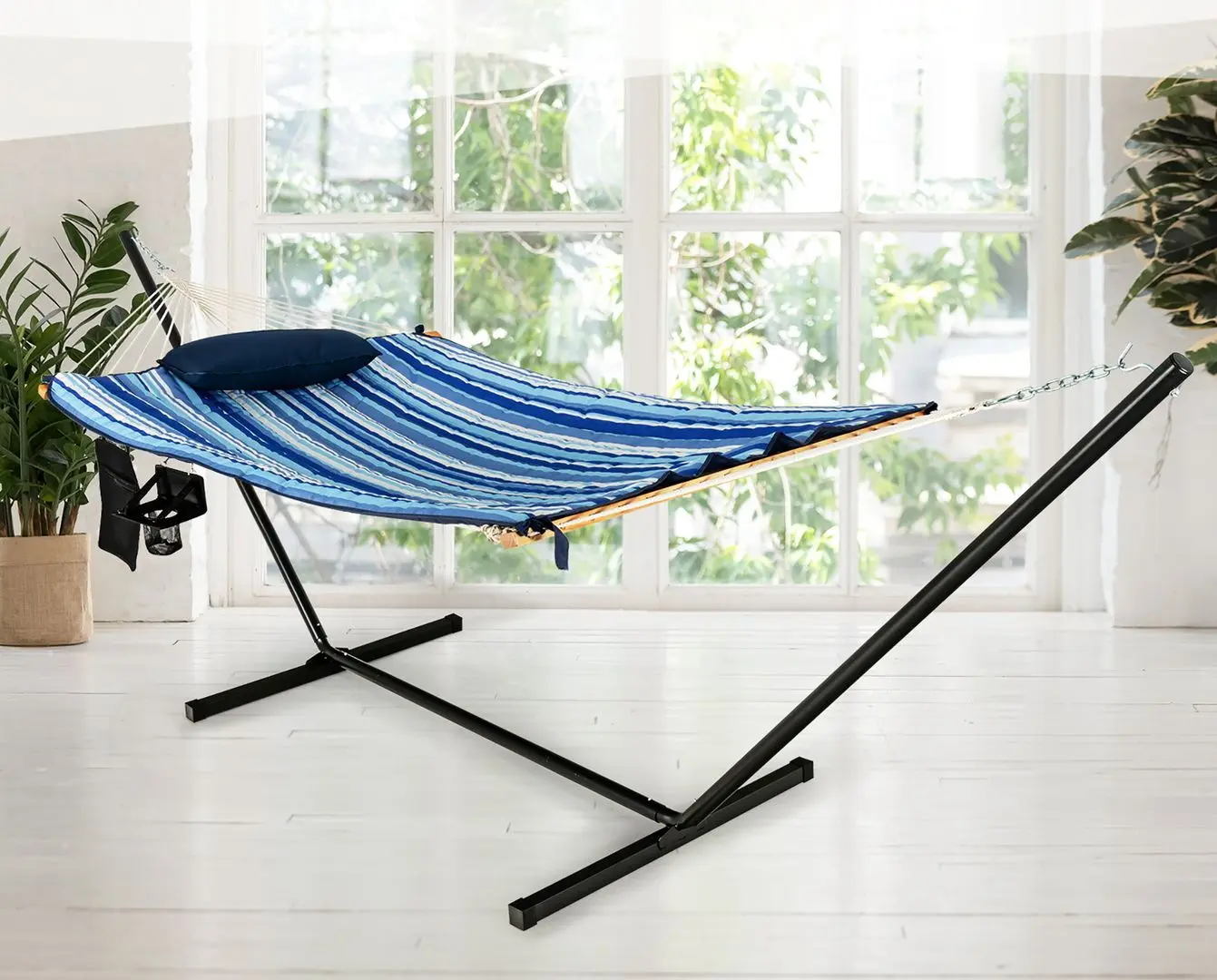 Hamac cu accesorii Costway OP70789 (Blue) - 4