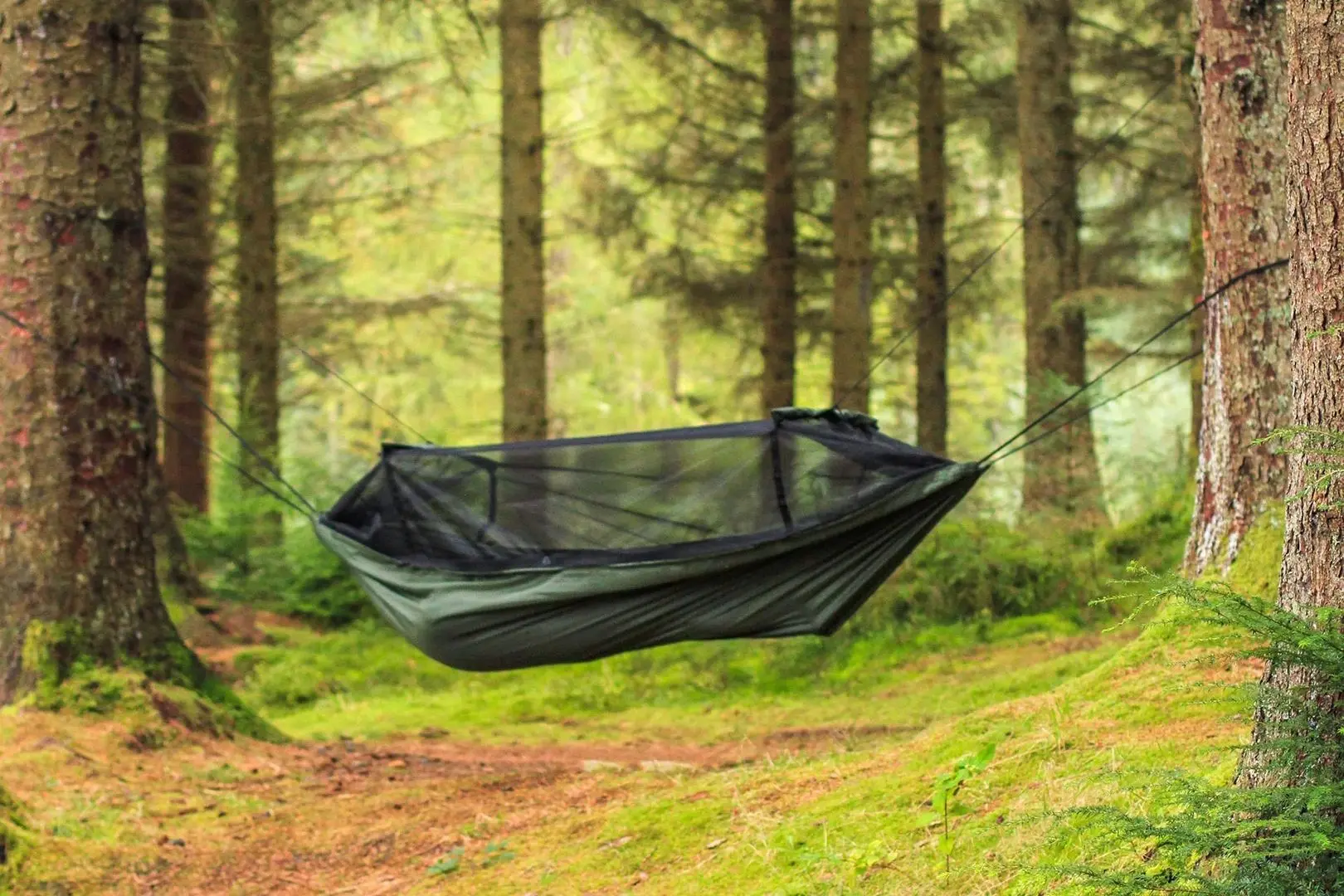 Hamac cu plasă de țînțari DD Hammocks Frontline (Forest Green) - 4