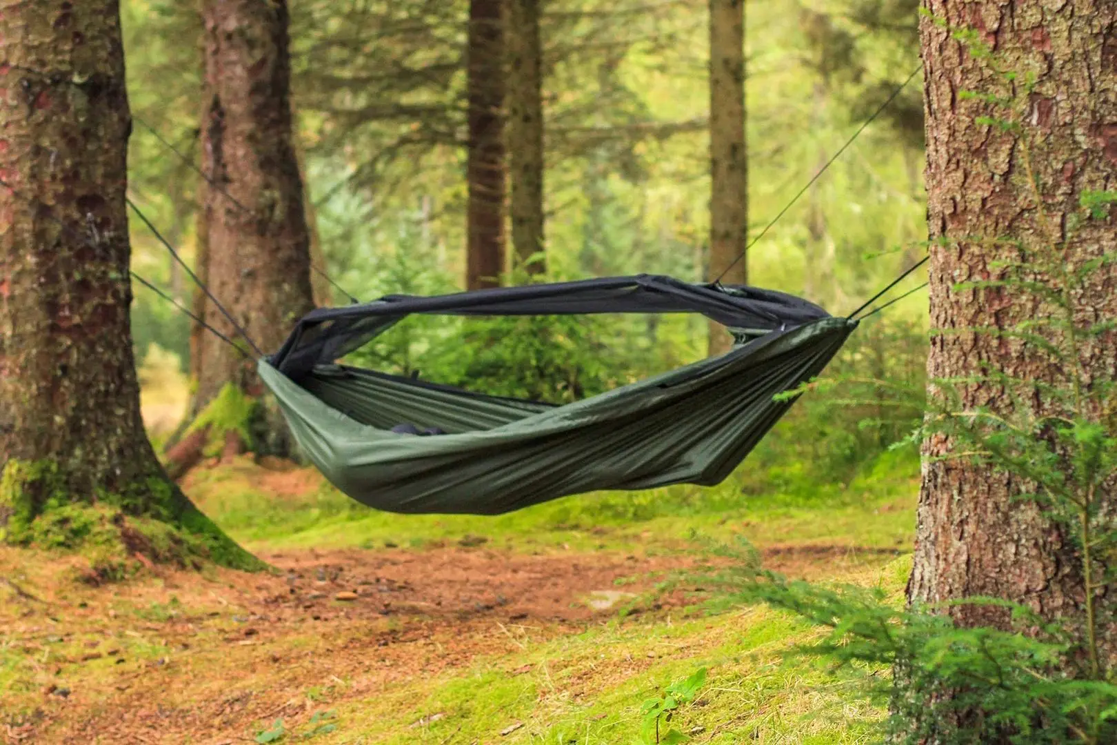 Hamac cu plasă de țînțari DD Hammocks Frontline (Forest Green) - 5